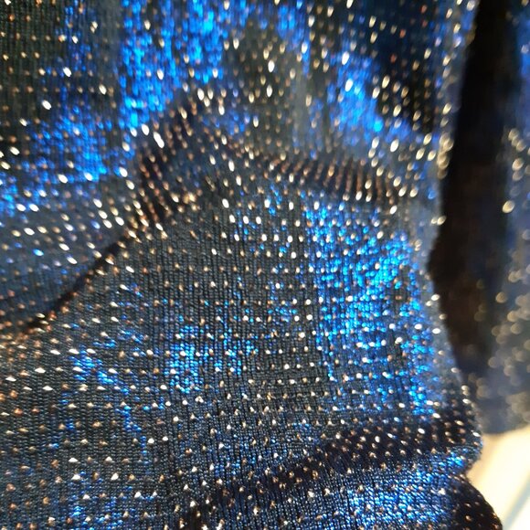 Midnight Blue Joseph Ribkoff Shimmer Top - Picture 3 of 7